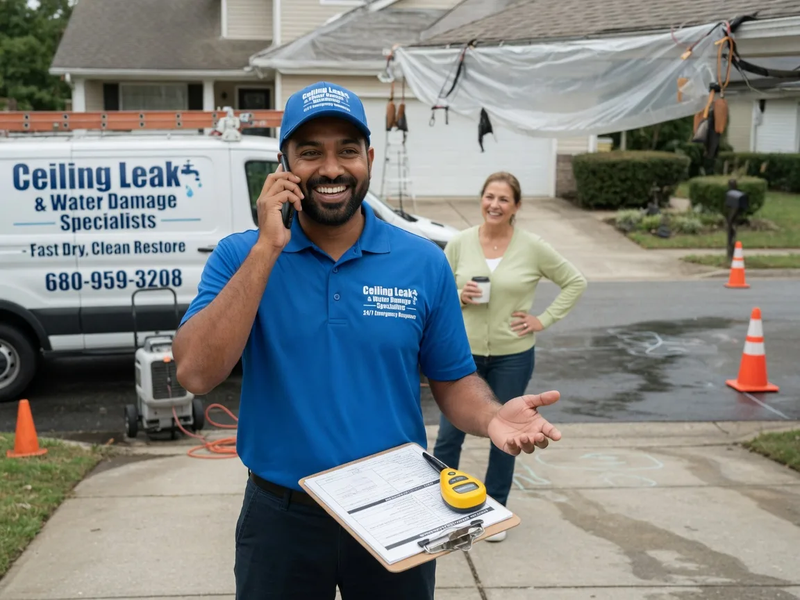 Ceiling Leak Cleanup Kettlersville, OH FAQs